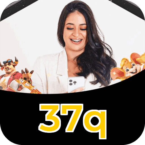 Interface do aplicativo 37q mostrando jogos disponíveis no iOS e Android